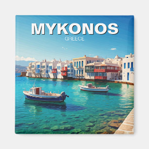 Aimant Bateaux des îles grecques de Mykonos