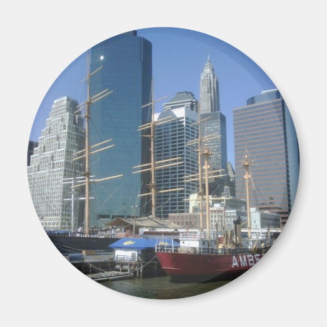 Aimant Bateaux du port de City (Devant)