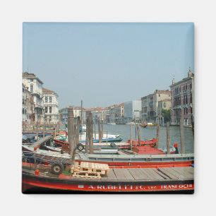 Aimant Bateaux rouges à Venise