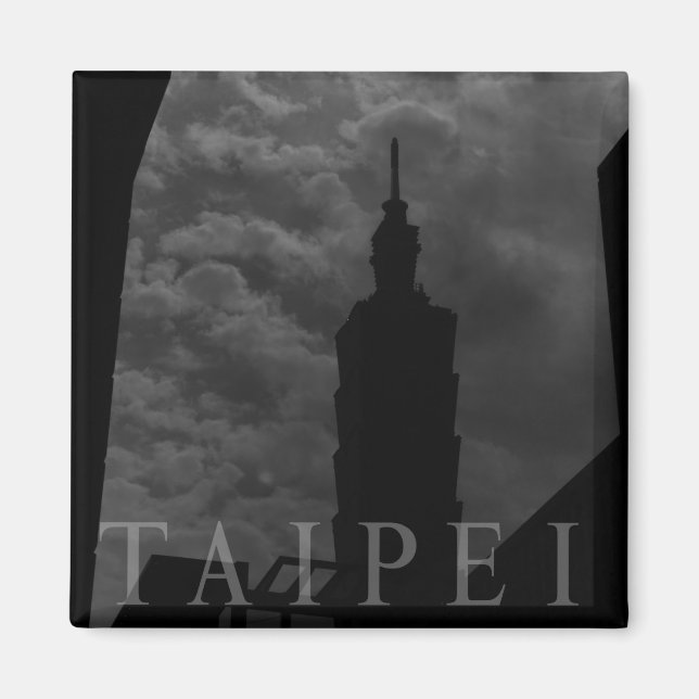 Aimant Bâtiment Taipei 101, Taipei, Taïwan (Devant)
