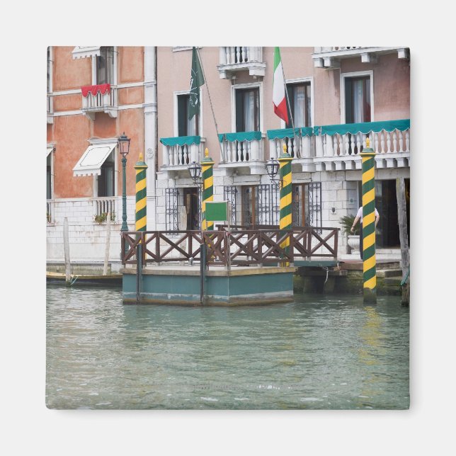 Aimant Bâtiments au bord de l'eau à Venise, Italie (Devant)