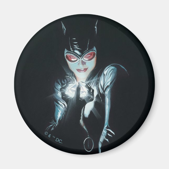 Aimant Batman Catwoman Faces of Evil Cover Illustration (Devant)