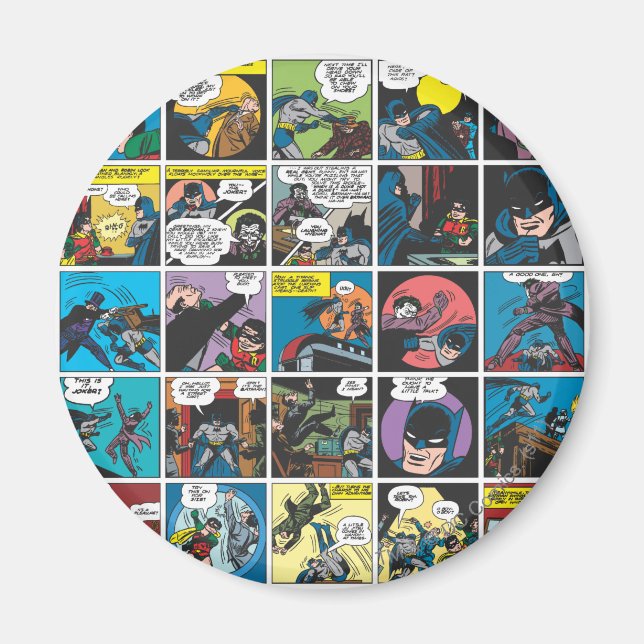 Aimant Batman Comic Panel 5x5 (Devant)