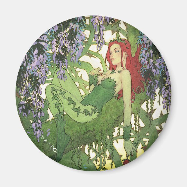 Aimant Batman Rebirth Poison Ivy Cover Illustration (Devant)