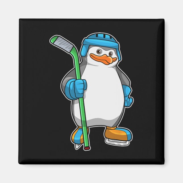 Aimant Bâton de hockey sur glace Penguin Sports de hockey (Devant)