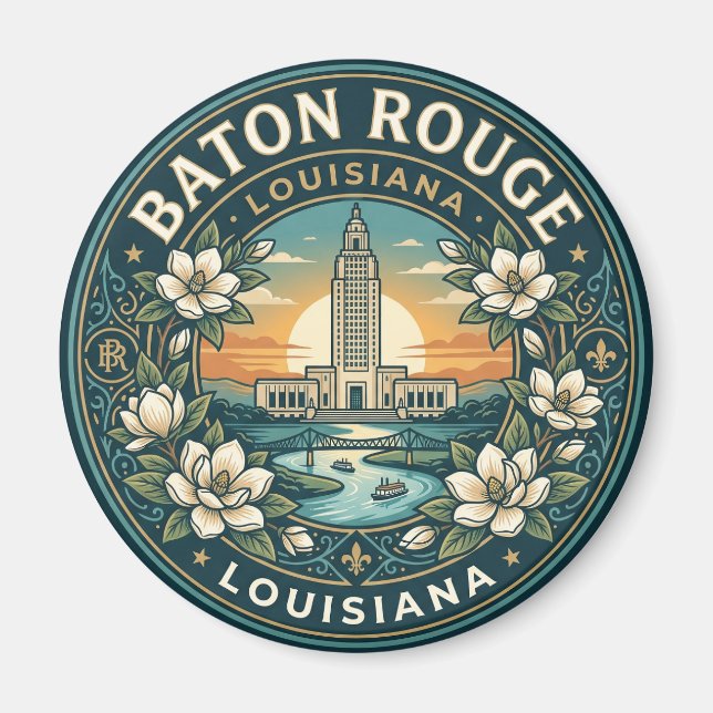 Aimant Baton Rouge États-Unis (Devant)