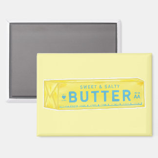 Aimant Bâtonnet de beurre jaune doux et salé