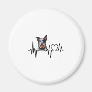 Aimant Battement de coeur d'Australian Cattle Dog ECG Pat