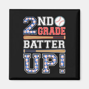 Aimant Batterie de 2e année au baseball deuxième année Re