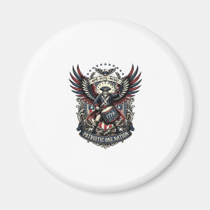 Aimant Batteur Patriotique De Musique De Liberté Rock Mét