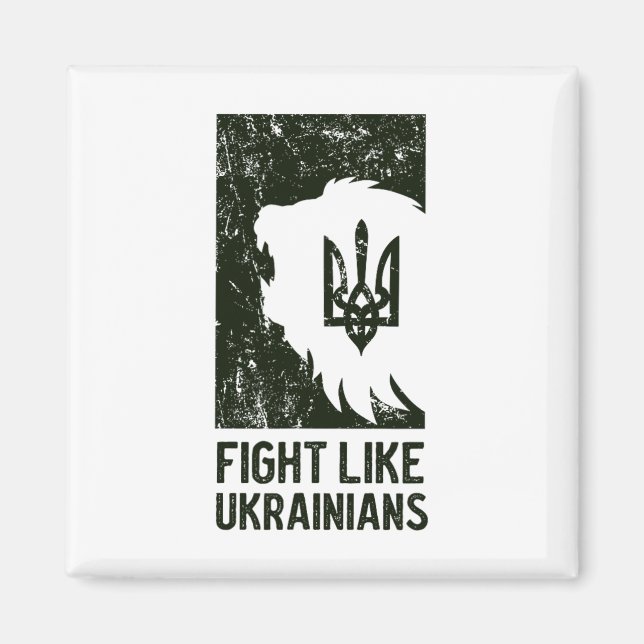 Aimant Battez comme un Ukrainien  (Devant)