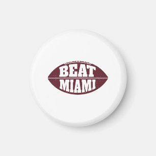 Aimant Battez Miami Vintage Aggie Football Gameday samedi
