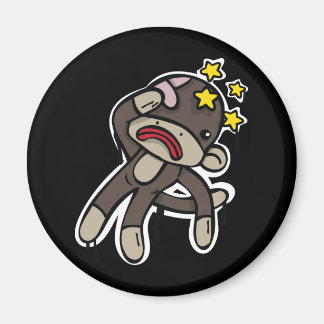Aimant Battez SOCK MONKEY