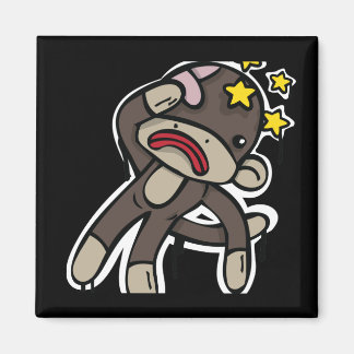 Aimant Battez SOCK MONKEY