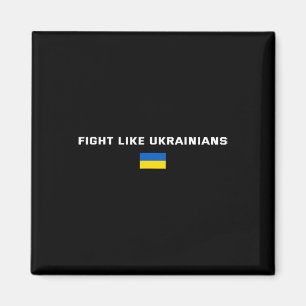 Aimant Battez-vous comme les Ukrainiens  soutien à l'Ukra