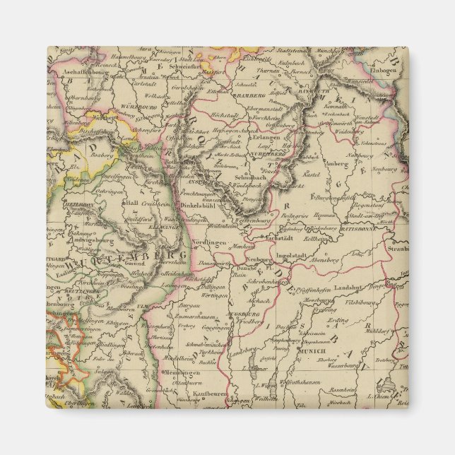 Aimant Bavière, W? rttemberg et Baden Gr (Devant)