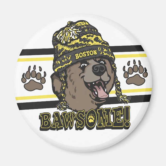 Aimant Bawsome Boston Awesome (Devant)