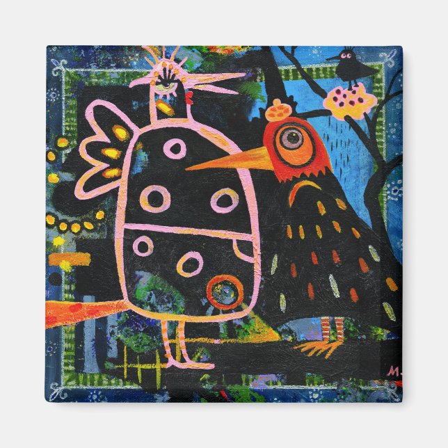 Aimant bazar de printemps (Devant)