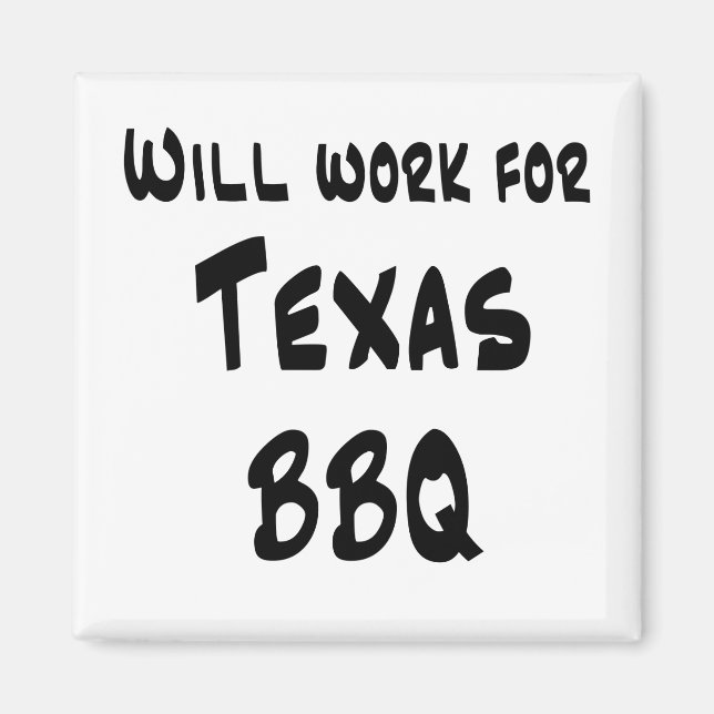 Aimant BBQ Texas (Devant)