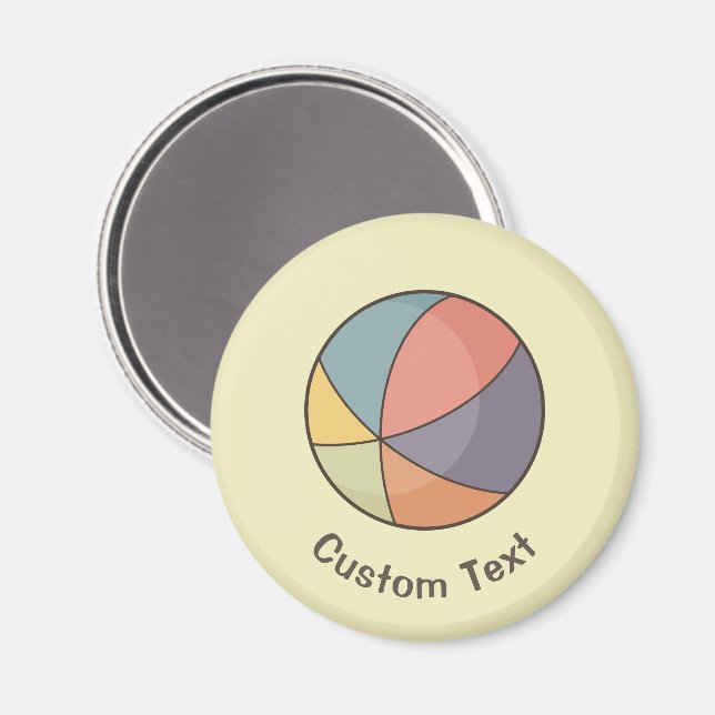 Aimant Beach Ball (Recto/Verso)