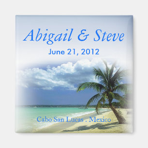 Aimant Beach Cabo Resort Wedding Favor Keepsaké
