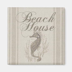Aimant Beach House Seahorse Seashore