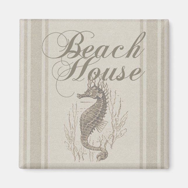 Aimant Beach House Seahorse Seashore