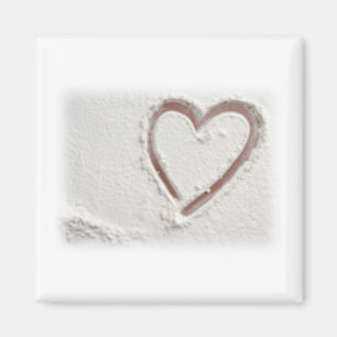 Aimant Beach Sand Heart