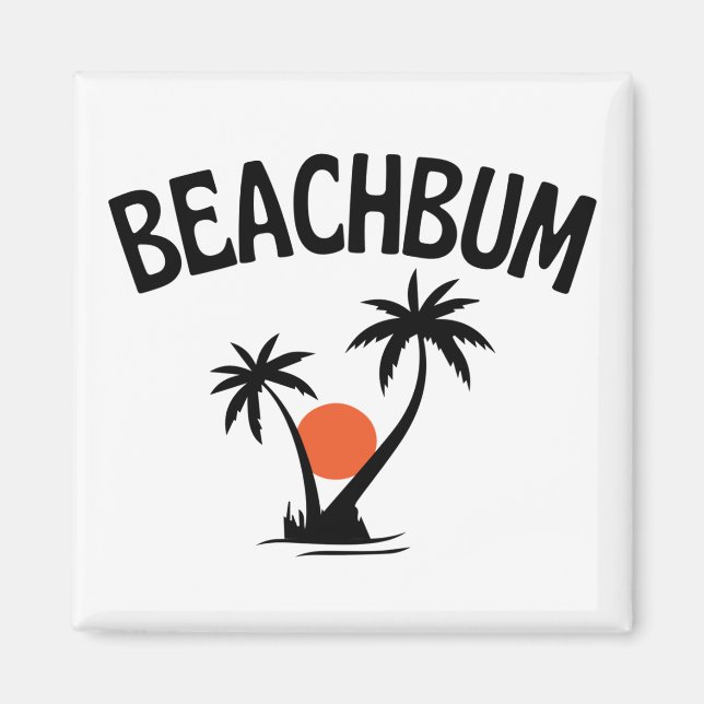 Aimant Beachbum  Beach Summer  (Devant)