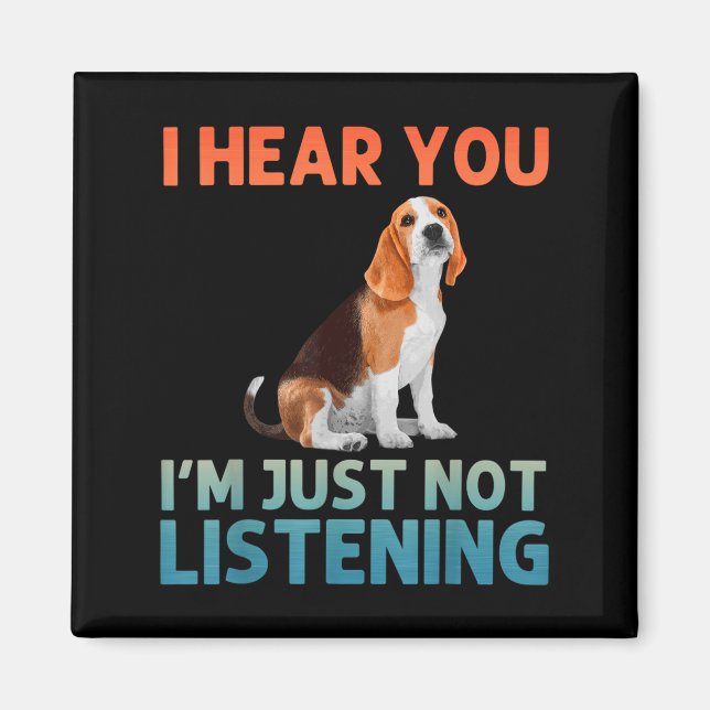 Aimant Beagle Art Pour Hommes Femmes Beagle Thème Beagle (Devant)