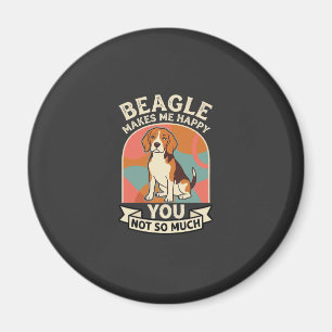 Aimant Beagle Me Rend Heureux Vous Pas Tellement Chien