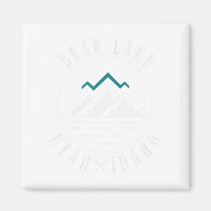 Aimant Bear Lake Utah Idaho Camping Bateau