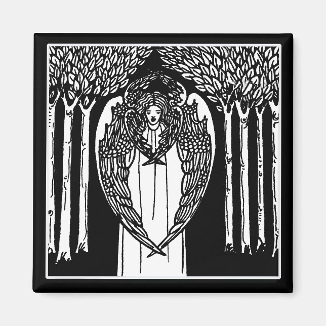 Aimant Beardsley Nouveau Angel (Devant)