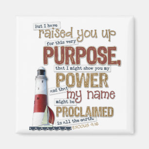 Aimant Beau 9h16 d'exode d'aimant d'écriture sainte