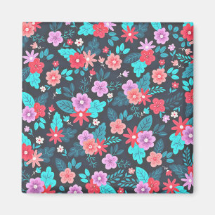 Aimant Beau arrangement Ditsy Floral Pattern-56576