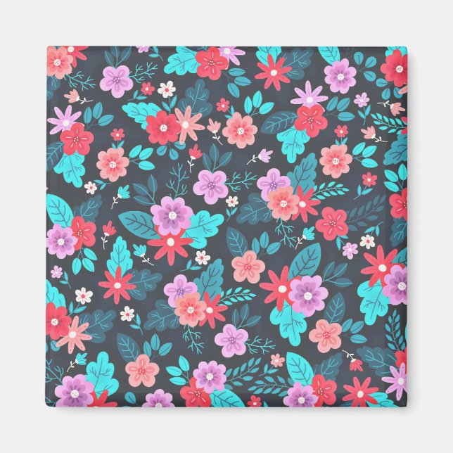 Aimant Beau arrangement Ditsy Floral Pattern-56576 (Devant)