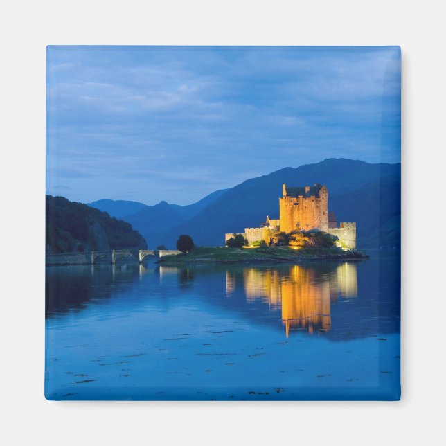 Aimant Beau château d'Eileen Donan à Dornie occidental (Devant)