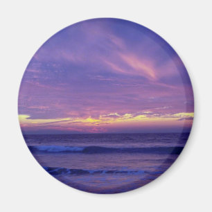 Aimant Beau coucher de soleil : Mission Beach, San Diego,