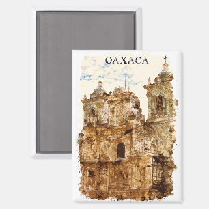 Aimant Beau Oaxaca Mexique Temple de Santo Domingo
