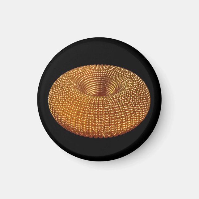 Aimant Beau Torus d'or (Devant)