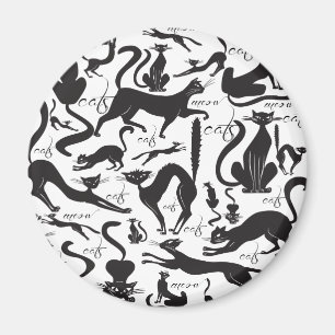 Aimant Beaucoup de chats