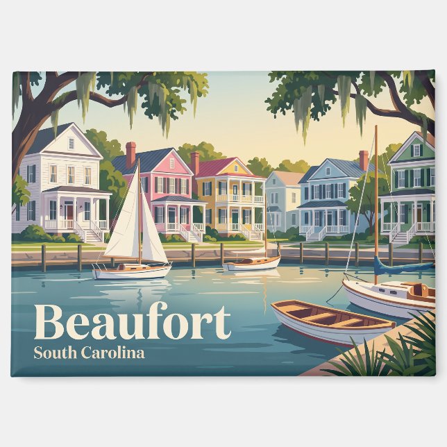 Aimant Beaufort, Caroline du Sud, États-Unis (Recto)