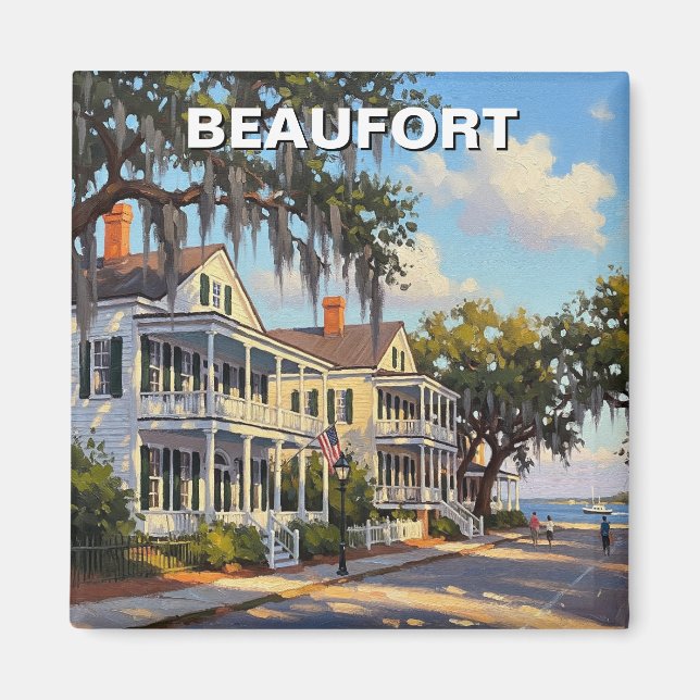 Aimant Beaufort North Carolina Souvenir (Devant)