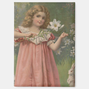 Aimant Beautés de Pâques, Illustration Vintage, 1898