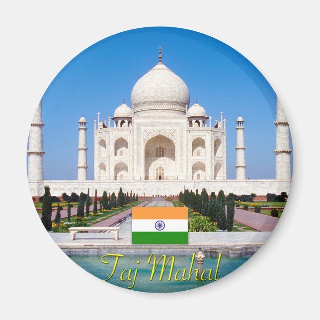 Aimant Beautiful Taj-Mahal India Pro Photo (Devant)