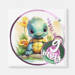 Aimant Bébé - 9 mois aussi