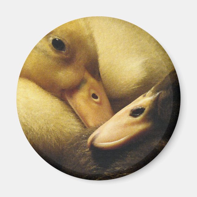 Aimant Bébé Ancône Canards Canards Canards Animaux (Devant)