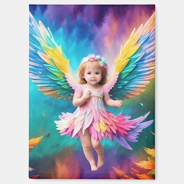 Aimant Bébé Bébé Ange ailes Art-38424 (Recto)