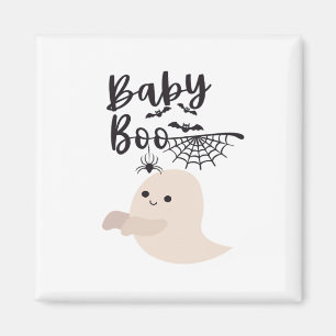 Aimant Bébé Boo Joli Imprimé Halloween Style Vintage