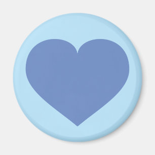 Aimant Bébé Coeur bleu
